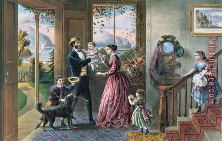 Currier and Ives The Four Seasons of Life Middle Age